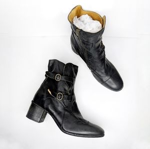 UiTormeda Black Heeled Buckle Boot Style 3103 EU41